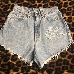Levi’s 512 Cut-offs Jean Shorts - Sz. 8 Light Wash